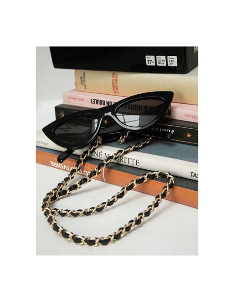 chainette lunettes chanel|Chaîne pour lunettes CHANEL .